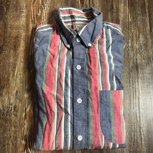 J.Crew Indian Madras Button Down Shirt